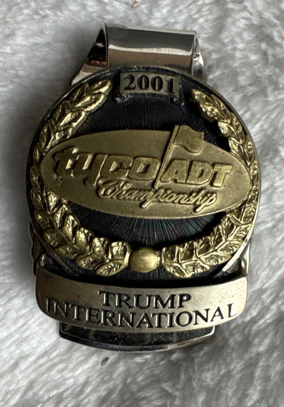 2001 TYCO ADT Championship TRUMP INTERNATIONAL Golf Money Clip